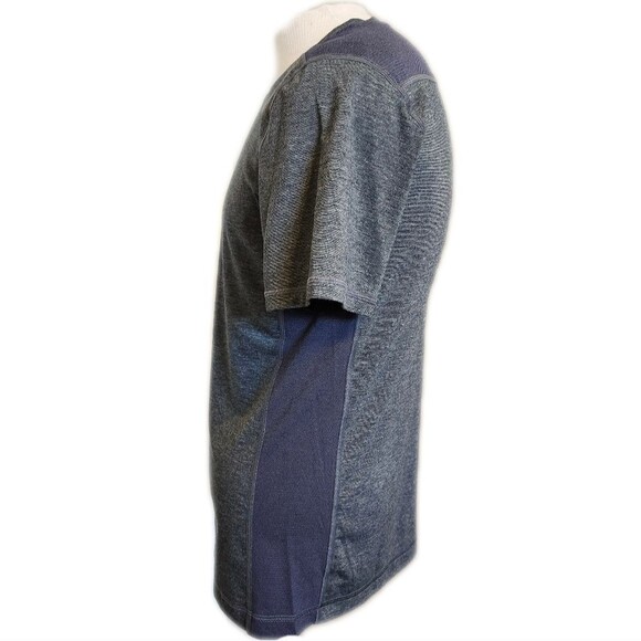 Lululemon heathered gray two tone short sleeved tee t-shirt, fits like M - Picture 2 of 4